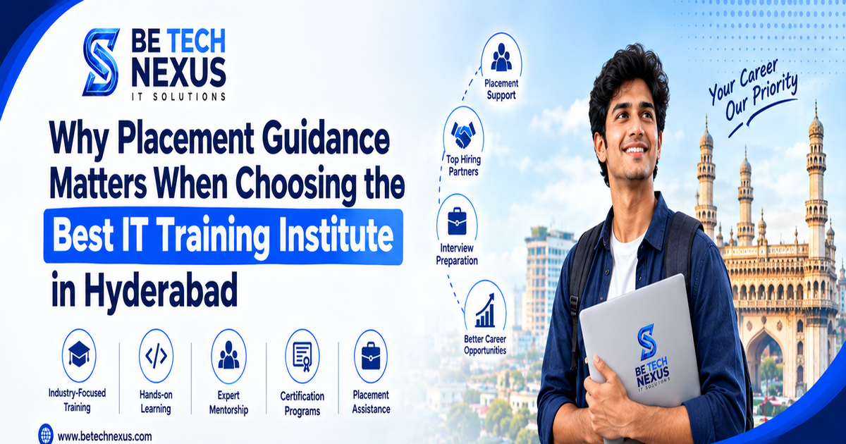 Why Placement Guidance Matters When Choosing the Best IT Training Institute in Hyderabad